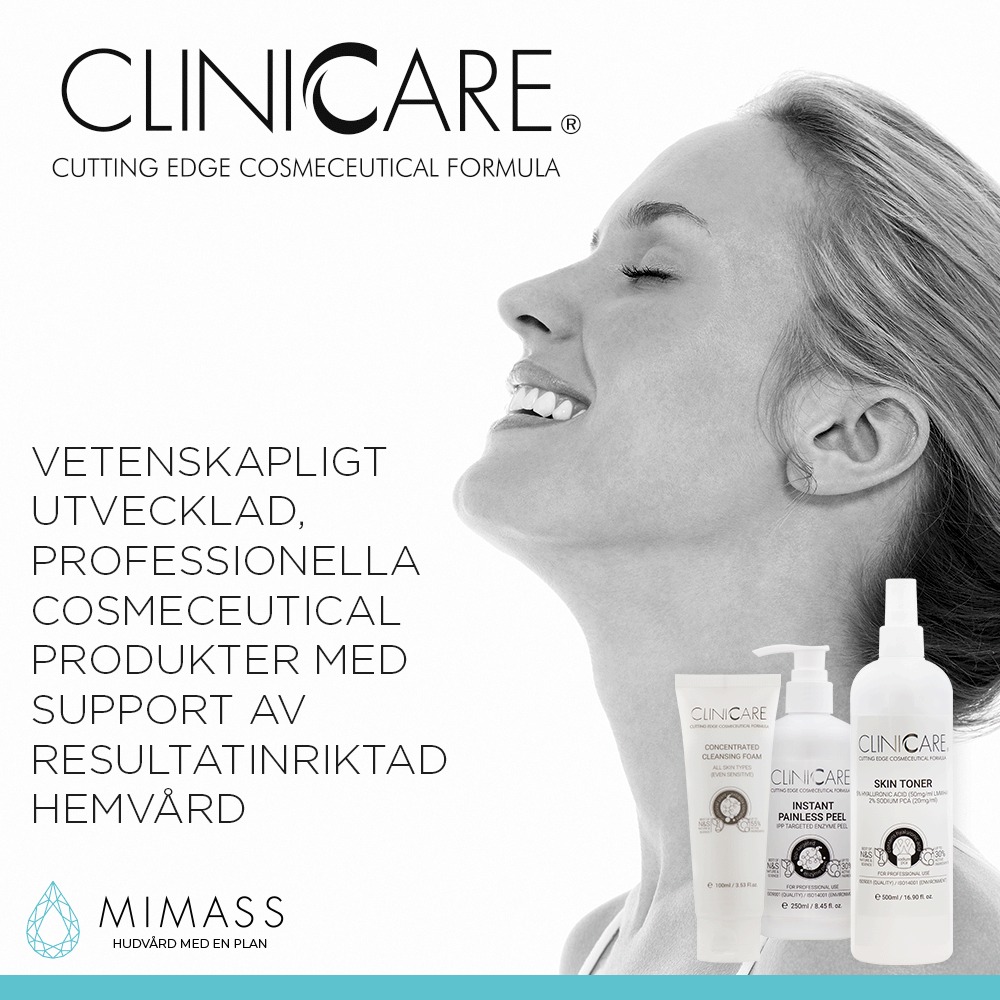 Cliniccare hudvårdsprodukter